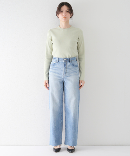 【完売品】23SS ヤヌーク イエナ別注 LILITH リリス カットオフデニム 23SS/美品✨ ヤヌーク イエナ別注 LILITH カットオフ デニム 27