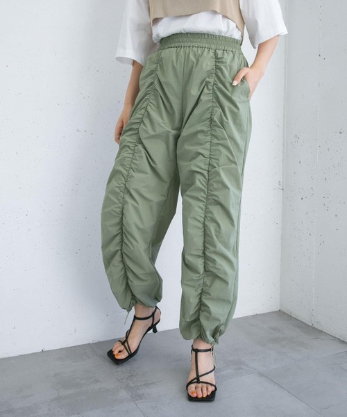 セール】フロントギャザーパラシュートパンツ（その他パンツ）｜KBF