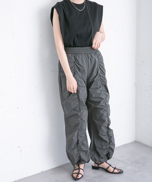 セール】フロントギャザーパラシュートパンツ（その他パンツ）｜KBF