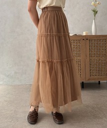 【apres jour clair】チュールティアードスカートSET【ZOZOTOWN限定アイテム】