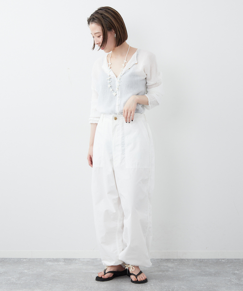 plage（プラージュ）の「【TRADITIONAL WEATHERWEAR】SP CARGO パンツ（カーゴパンツ・レディース・ホワイト・34/36）」の9枚目の写真