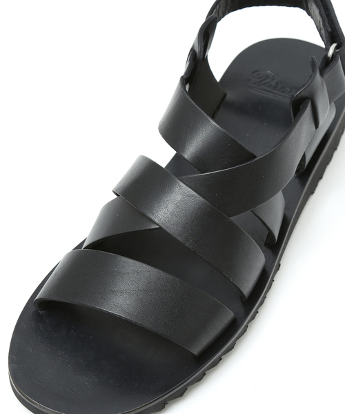 Paraboot OUVEA / NOIR ストラップサンダル 黒 OUVEA / NOIR – Paraboot