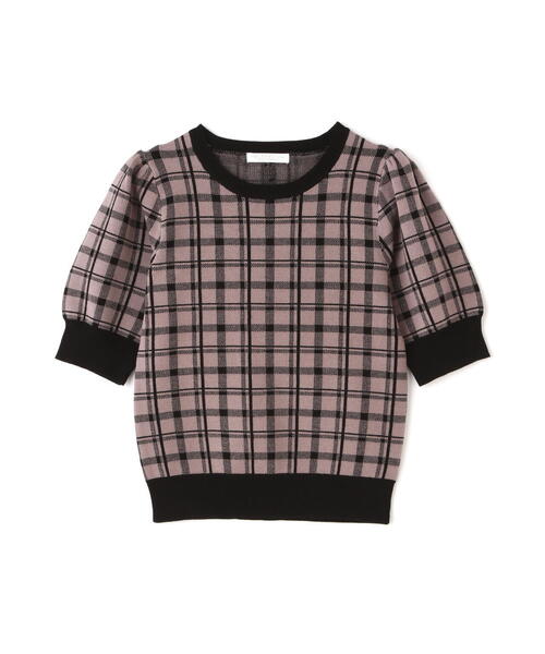 PROPORTION BODY DRESSING(プロポーションボディドレッシング)の「チェックニット / 1213270806(ニット/セーター・レディース・ダークグレー/ブラック/ベージュ・FREE)」の9枚目の写真