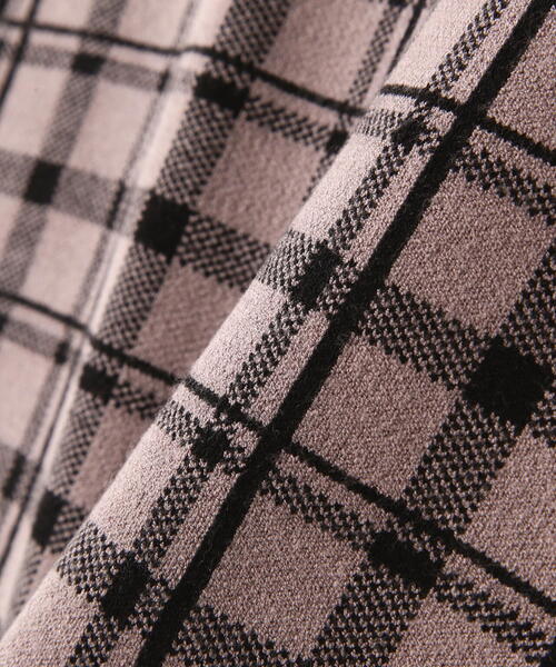 PROPORTION BODY DRESSING(プロポーションボディドレッシング)の「チェックニット / 1213270806(ニット/セーター・レディース・ダークグレー/ブラック/ベージュ・FREE)」の18枚目の写真