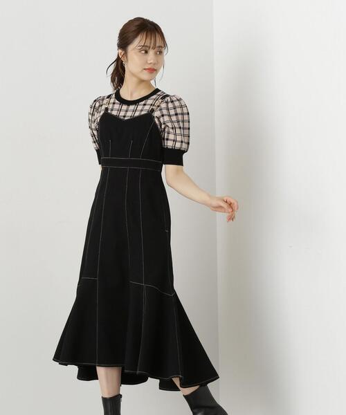 PROPORTION BODY DRESSING(プロポーションボディドレッシング)の「チェックニット / 1213270806(ニット/セーター・レディース・ダークグレー/ブラック/ベージュ・FREE)」の21枚目の写真