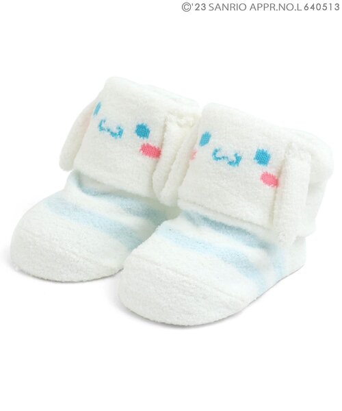 sanrio(サンリオ)の「ポムポムプリン/シナモロールコラボソックス(ベビーシューズ/ベビーソックス・キッズ・オフホワイト/イエロー・9/12)」の7枚目の写真