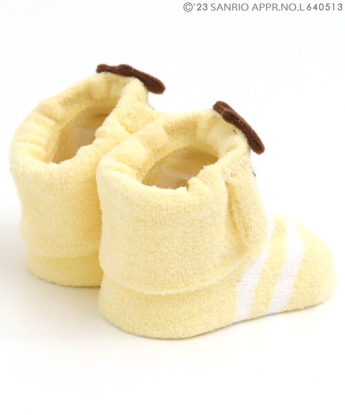 sanrio(サンリオ)の「ポムポムプリン/シナモロールコラボソックス(ベビーシューズ/ベビーソックス・キッズ・オフホワイト/イエロー・9/12)」の6枚目の写真