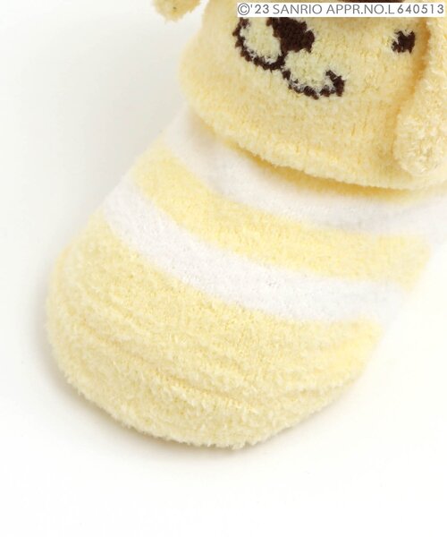 sanrio(サンリオ)の「ポムポムプリン/シナモロールコラボソックス(ベビーシューズ/ベビーソックス・キッズ・オフホワイト/イエロー・9/12)」の9枚目の写真
