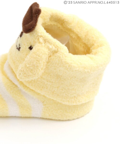 sanrio(サンリオ)の「ポムポムプリン/シナモロールコラボソックス(ベビーシューズ/ベビーソックス・キッズ・オフホワイト/イエロー・9/12)」の4枚目の写真