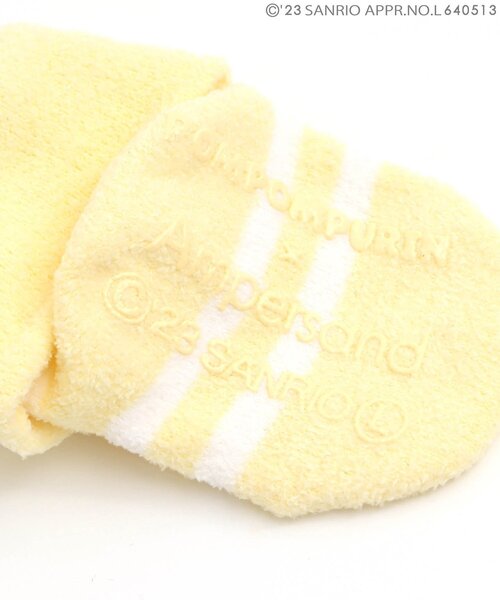 sanrio(サンリオ)の「ポムポムプリン/シナモロールコラボソックス(ベビーシューズ/ベビーソックス・キッズ・オフホワイト/イエロー・9/12)」の5枚目の写真
