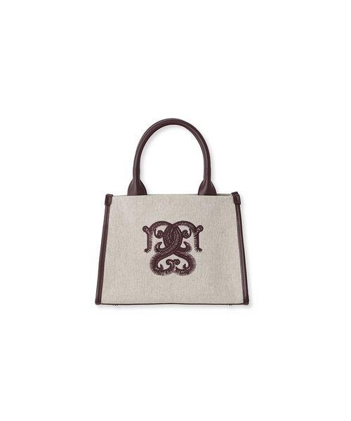 SNIDEL（スナイデル）の「キャンバスロゴトート（ショルダーバッグ・レディース・グリーン/ブラック/ネイビー/バーガンディー・FREE）」の4枚目の写真