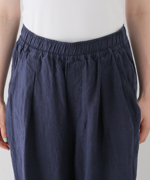 JOURNAL STANDARD LUXE（ジャーナルスタンダード　ラックス）の「リネンワッシャー テーパーパンツ（その他パンツ・レディース・ブラック/ネイビー・FREE）」の20枚目の写真