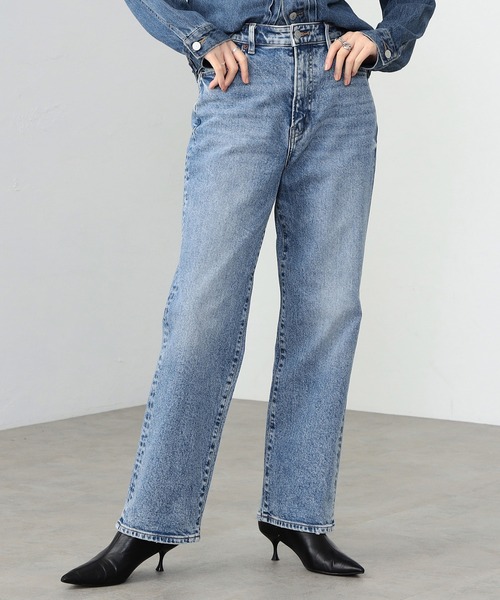 EDWIN（エドウィン）の「essentials ヴィンテージワイドストレートデニムパンツ（デニムパンツ・レディース・ブラック系その他/ブルー/ホワイト/インディゴブルー・X-SMALL/MEDIUM/LARGE/SMALL）」の13枚目の写真