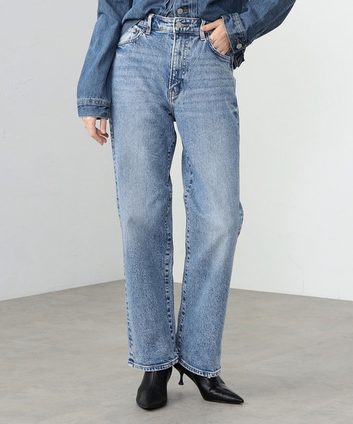 EDWIN（エドウィン）の「essentials ヴィンテージワイドストレートデニムパンツ（デニムパンツ・レディース・ブラック系その他/ブルー/ホワイト/インディゴブルー・X-SMALL/MEDIUM/LARGE/SMALL）」の14枚目の写真