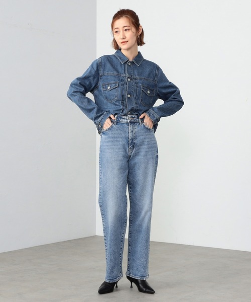 EDWIN（エドウィン）の「essentials ヴィンテージワイドストレートデニムパンツ（デニムパンツ・レディース・ブラック系その他/ブルー/ホワイト/インディゴブルー・X-SMALL/MEDIUM/LARGE/SMALL）」の19枚目の写真