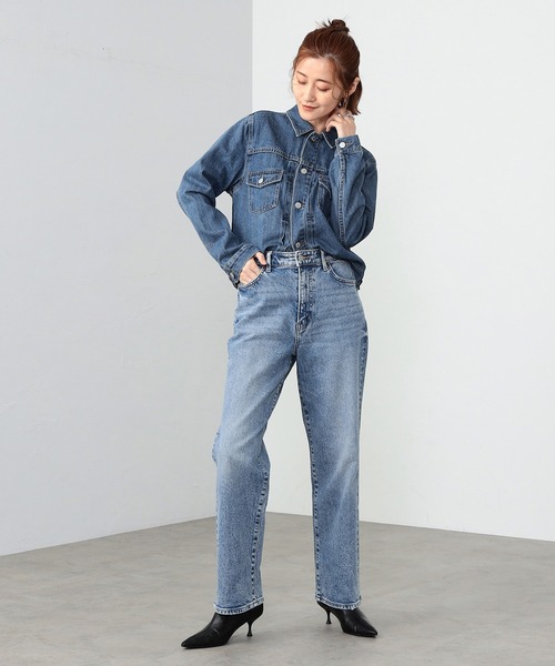 EDWIN（エドウィン）の「essentials ヴィンテージワイドストレートデニムパンツ（デニムパンツ・レディース・ブラック系その他/ブルー/ホワイト/インディゴブルー・X-SMALL/MEDIUM/LARGE/SMALL）」の20枚目の写真