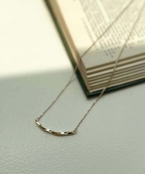 apres jour clair(アプレジュールクレア)の「【apres jour clair×ARIAZ】ツイストネックレス(ネックレス・レディース・ゴールド/シルバー・FREE)」の5枚目の写真