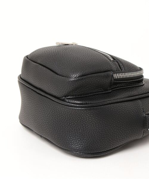 X-girl（エックスガール）の「【X-girl /エックスガール】FAUX LEATHER SHOULDER MINI BAG（ショルダーバッグ・レディース・ブラック/グレー・FREE）」の4枚目の写真