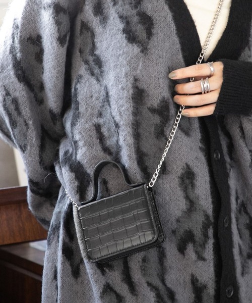 RAGEBLUE（レイジブルー）の「2WAY/ウォレットミニバッグ（ショルダーバッグ・レディース・ブラック/シルバー・FREE）」の2枚目の写真