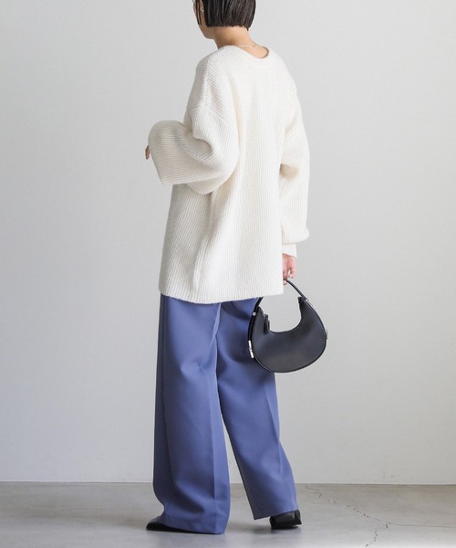 select MOCA（セレクトモカ）の「ハンドルホーボーバッグ（ハンドバッグ・レディース・アイボリー/ブラック・FREE）」の8枚目の写真