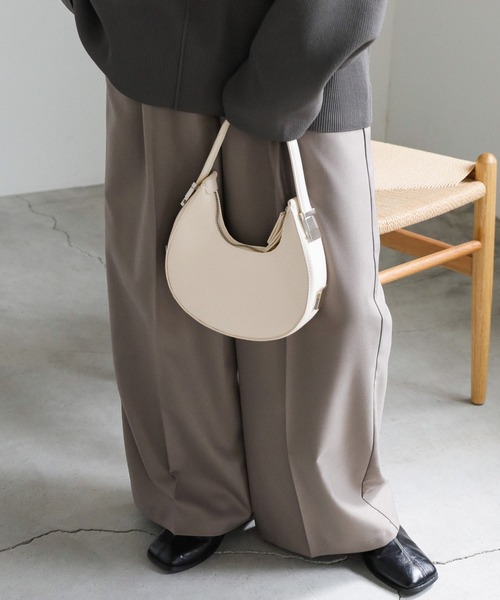 select MOCA（セレクトモカ）の「ハンドルホーボーバッグ（ハンドバッグ・レディース・アイボリー/ブラック・FREE）」の14枚目の写真