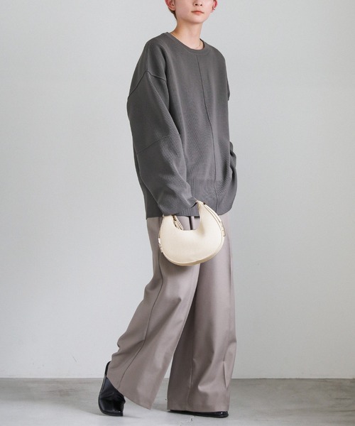 select MOCA（セレクトモカ）の「ハンドルホーボーバッグ（ハンドバッグ・レディース・アイボリー/ブラック・FREE）」の17枚目の写真