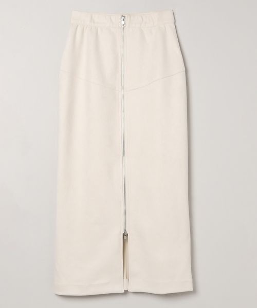 JEANASIS（ジーナシス）の「ヌバックライクナロースカート/966393（スカート・レディース・ブラック/オフホワイト/オレンジ・SMALL/MEDIUM）」の2枚目の写真