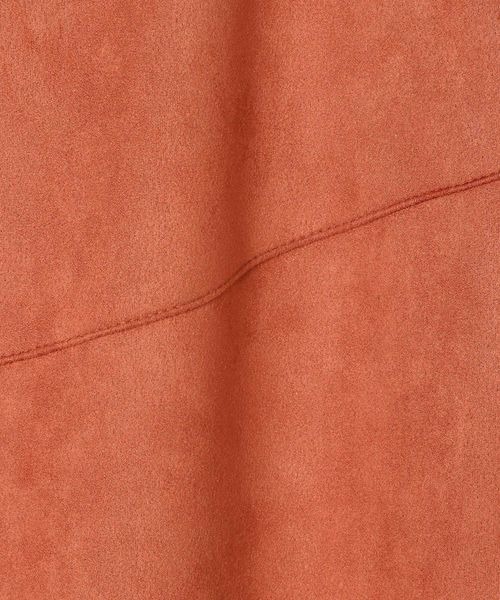 JEANASIS（ジーナシス）の「ヌバックライクナロースカート/966393（スカート・レディース・ブラック/オフホワイト/オレンジ・SMALL/MEDIUM）」の7枚目の写真