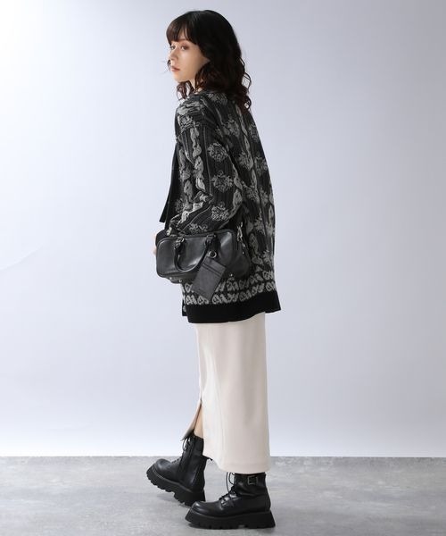 JEANASIS（ジーナシス）の「ヌバックライクナロースカート/966393（スカート・レディース・ブラック/オフホワイト/オレンジ・SMALL/MEDIUM）」の18枚目の写真