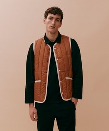 LAVENHAM | CONTRAST THORNHAM MENS / コントラスト ソーンハム メンズ - 142:Brick(ベスト)