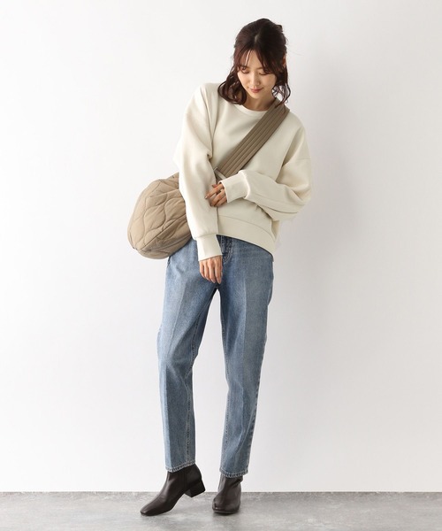 未使用品⭐︎フレームワーク　ボリュームスウェット　プルオーバー　ベージュ GLOBAL WORK（グローバルワーク）の「ライトクッションクルー