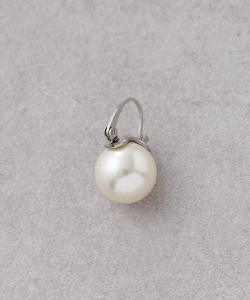 BEARDSLEY（ビアズリー）の「ステンレス パールP（ピアス（両耳用）・レディース・シルバー・FREE）」の8枚目の写真