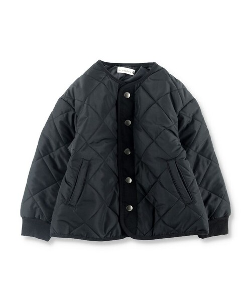 BRANSHES（ブランシェス）の「【キルティング】中綿ブルゾン（ブルゾン・キッズ・ブラック/カラフル/カーキオリーブ/ライトベージュ・120/130/110/100/90/150/140）」の19枚目の写真