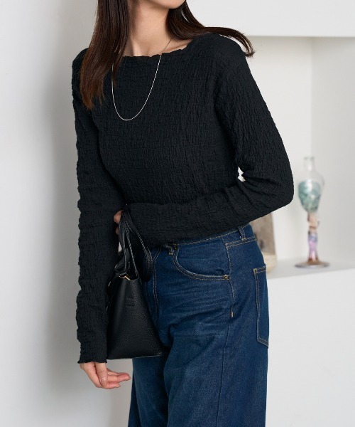 新品　SPORTMAX 貝殻柄 長袖トップス 新品 SPORTMAX 貝殻柄 長袖トップス
