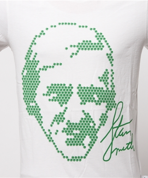 adidas Originals（アディダスオリジナルス）の「メンズ アディダス スタンスミス フェイス グラフィック Tシャツ adidas STAN GRAPHIC TEE AB9599（Tシャツ/カットソー・メンズ・ホワイト・SMALL/XX-LARGE/X-LARGE/LARGE/MEDIUM）」の7枚目の写真