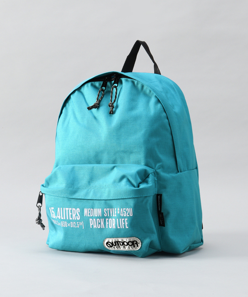 OUTDOOR PRODUCTS(アウトドアプロダクツ)の「452 MIDEIUM PRINT(バックパック/リュック・レディース・グリーン/チャコールグレー/ブラック/ベージュ/ブルー系その他/レッド/グリーン系その他/ピンク系その他/ネイビー/パープル/オレンジ/ボルドー・FREE)」の7枚目の写真