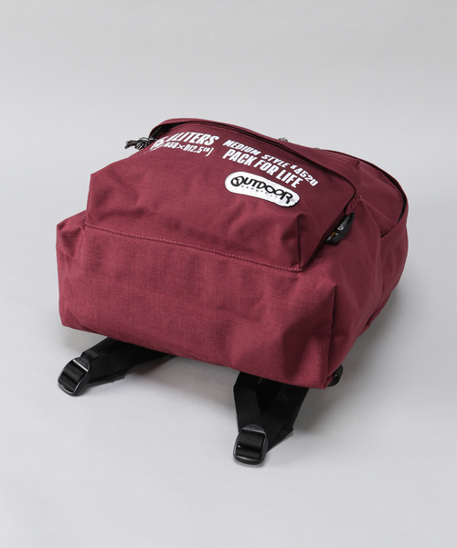 OUTDOOR PRODUCTS(アウトドアプロダクツ)の「452 MIDEIUM PRINT(バックパック/リュック・レディース・グリーン/チャコールグレー/ブラック/ベージュ/ブルー系その他/レッド/グリーン系その他/ピンク系その他/ネイビー/パープル/オレンジ/ボルドー・FREE)」の20枚目の写真