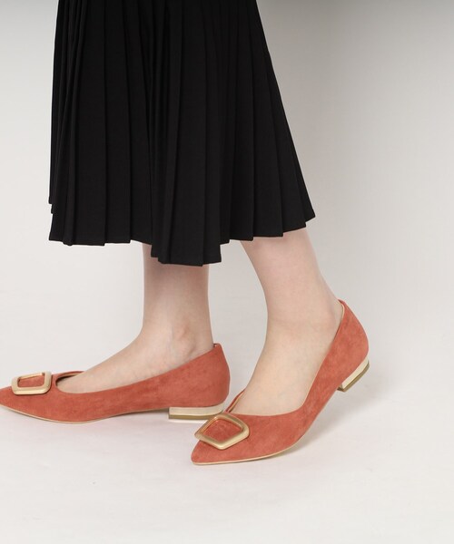 ESPERANZA(エスペランサ)の「モチーフフラットヒールパンプス【ESPERANZA_blanca】(パンプス・レディース・こしょう色系1/ブラック系/ウッド・M/S/L/LL)」の11枚目の写真