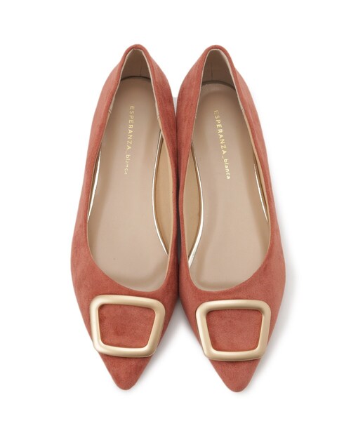 ESPERANZA(エスペランサ)の「モチーフフラットヒールパンプス【ESPERANZA_blanca】(パンプス・レディース・こしょう色系1/ブラック系/ウッド・M/S/L/LL)」の17枚目の写真
