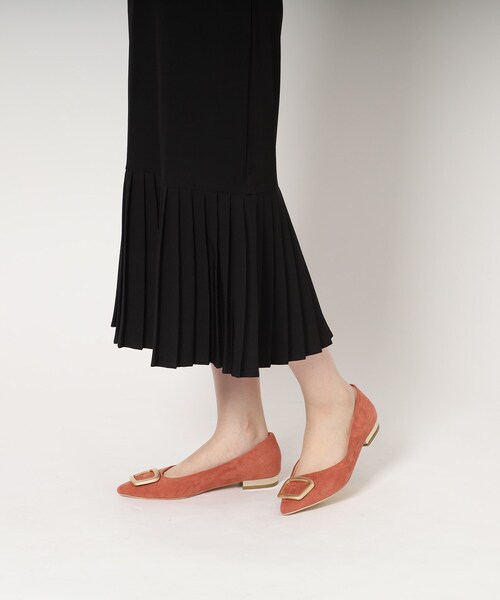 ESPERANZA(エスペランサ)の「モチーフフラットヒールパンプス【ESPERANZA_blanca】(パンプス・レディース・こしょう色系1/ブラック系/ウッド・M/S/L/LL)」の22枚目の写真