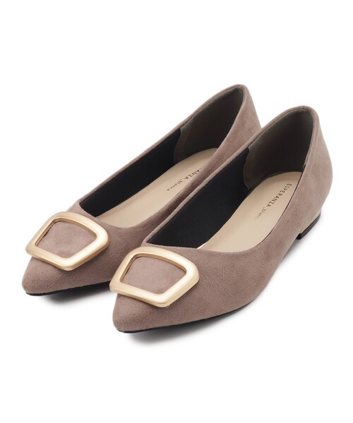 ESPERANZA(エスペランサ)の「モチーフフラットヒールパンプス【ESPERANZA_blanca】(パンプス・レディース・こしょう色系1/ブラック系/ウッド・M/S/L/LL)」の5枚目の写真
