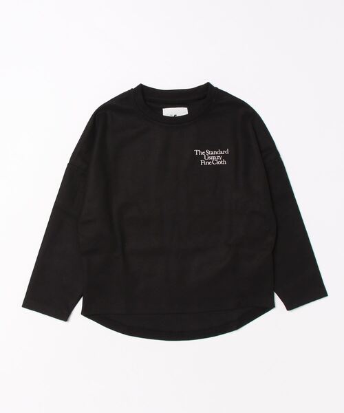 Smoothy（スムージー）の「SMOOTHY F.Suede C/S / スムージー フェイクスエードカットソー（Tシャツ/カットソー・キッズ・ベージュ/ブラック/ヘザーグレー/カーキ/チャコールグレー・X-LARGE/MEDIUM/LARGE/SMALL）」の10枚目の写真