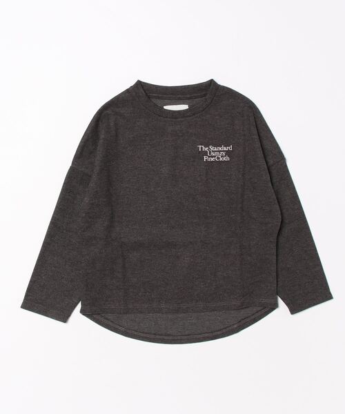 Smoothy（スムージー）の「SMOOTHY F.Suede C/S / スムージー フェイクスエードカットソー（Tシャツ/カットソー・キッズ・ベージュ/ブラック/ヘザーグレー/カーキ/チャコールグレー・X-LARGE/MEDIUM/LARGE/SMALL）」の11枚目の写真