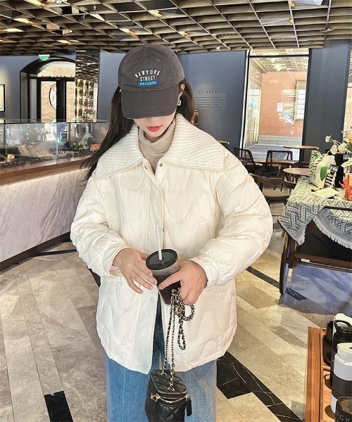 セール】エコダウン キルティングジャケット（ダウンジャケット/コート