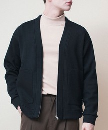 aimoha men Vネックジッパーカーディガン