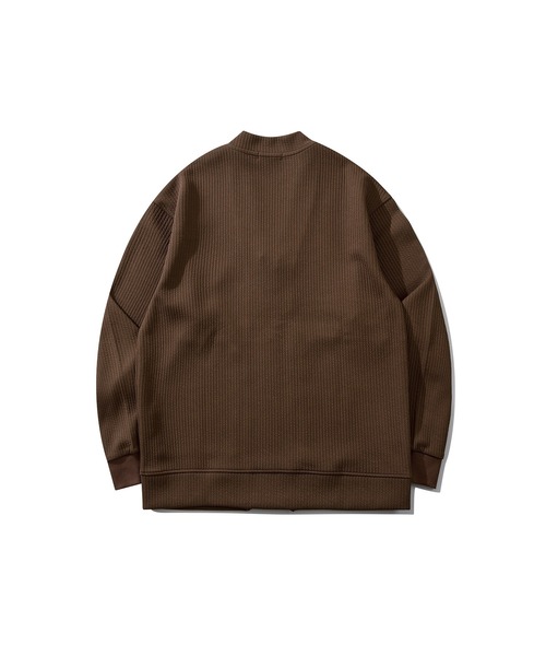 aimoha（アイモハ）の「aimoha men Vネックジッパーカーディガン（カーディガン/ボレロ・メンズ・ブラック/チョコ/グリーン・X-LARGE/LARGE/XXX-LARGE/XX-LARGE/MEDIUM）」の15枚目の写真