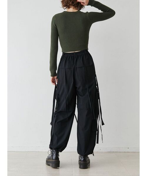 jouetie（ジュエティ）の「スターフィットニット（ニット/セーター・レディース・オフホワイト/ブラック/カーキ・MEDIUM）」の15枚目の写真