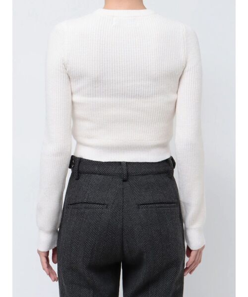 jouetie（ジュエティ）の「スターフィットニット（ニット/セーター・レディース・オフホワイト/ブラック/カーキ・MEDIUM）」の19枚目の写真