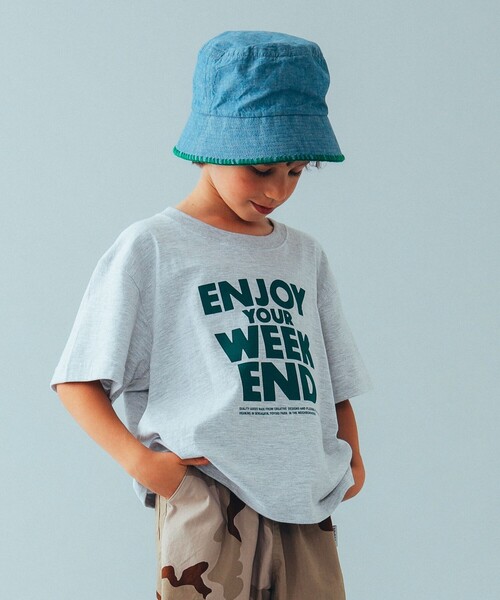 highking（ハイキング）の「highking / enjoy 半袖 Tシャツ 24（100～170cm（Tシャツ/カットソー・キッズ・ブラック系その他2/パープル系その他4/グリーン・M(140-150)/S(120-130)/XS(100-110)/L(160-170)）」の5枚目の写真