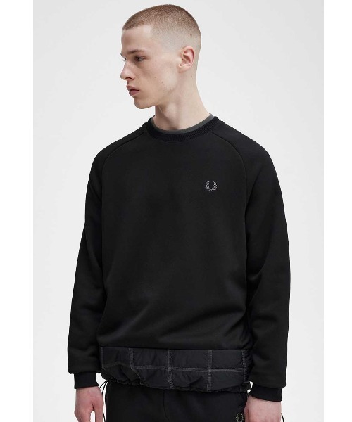 Quilted Hem Sweatshirt（スウェット）｜FRED PERRY（フレッドペリー）